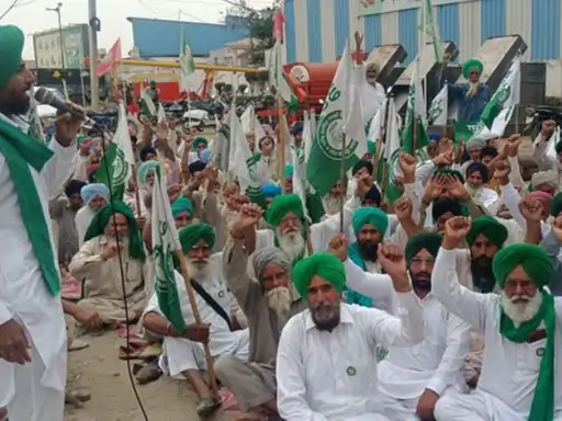 Sangrur farmers protest power cut Bhawanigarh Punjab,