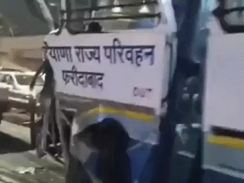Faridabad bus accident,