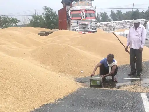 Israna mandi waterlogging