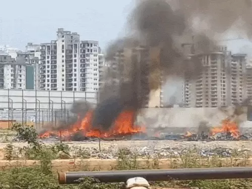 Gurugram warehouse fire,