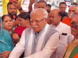 Manohar Lal Khattar Karnal visit,