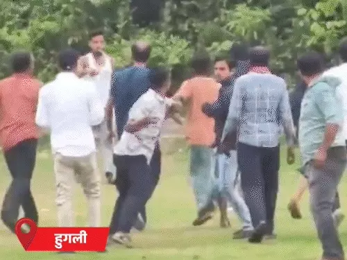 Suvendu Adhikari attacked TMC workers BJP candidate car vandalized Bengal election violence video,