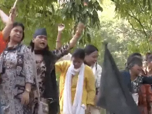 Rahul Gandhi protest,