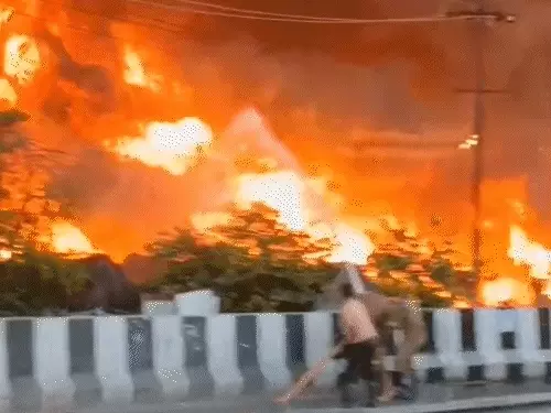 Lucknow fire incident,