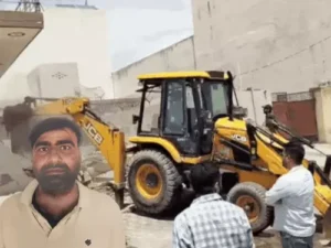 Gurugram gangster sarkar bungalow demolition 20 crore Haryana,