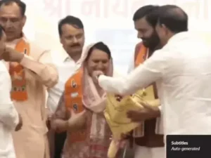 Anita joins BJP after leaving Congress bindi lipstick comment controversy