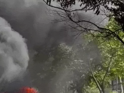 Chandigarh BMW fire,