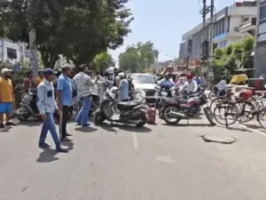 Jalandhar gas shortage protest,