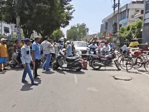 Jalandhar gas shortage protest,
