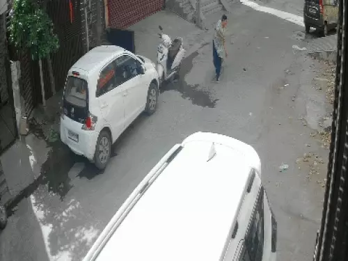 Faridabad monkey attack woman viral video Haryana,