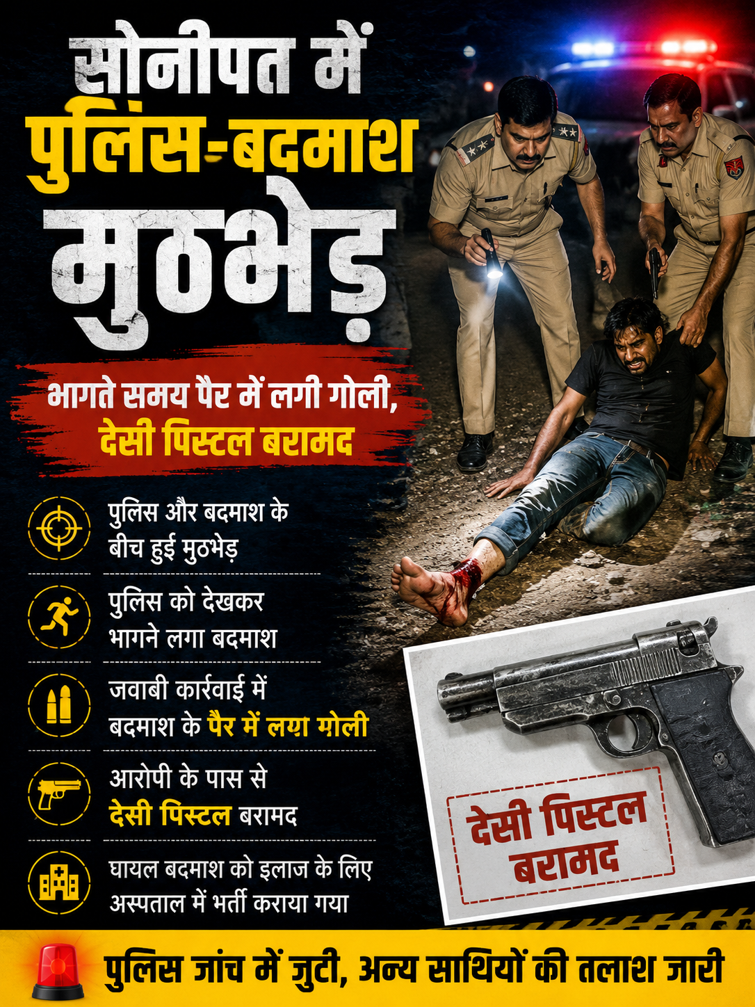Sonipat police encounter,