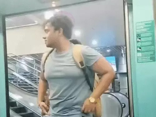 Mumbai airport metro fire
