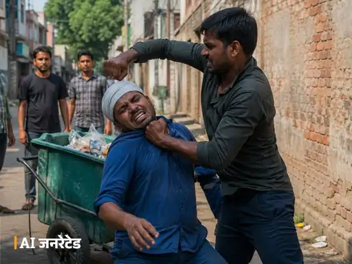 Ludhiana municipal worker assault 50 rupees