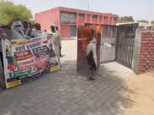 Ellenabad sanitation workers protest,