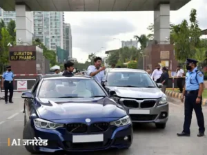 गुरुग्राम की पॉश सोसाइटी में दो बिजनेसमैन के बीच विवाद, BMW मालिक पर मारपीट और धमकी के आरोप