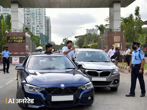 गुरुग्राम की पॉश सोसाइटी में दो बिजनेसमैन के बीच विवाद, BMW मालिक पर मारपीट और धमकी के आरोप