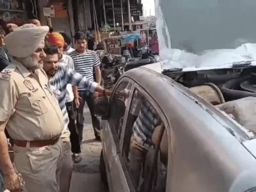 Amritsar suspicious car,