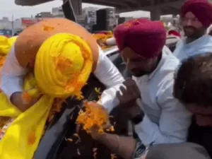 Amritpal Singh mother meets CM Mann