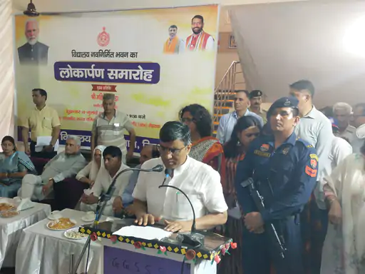 कलानौर में शिक्षा मंत्री महिपाल ढांडा ने 7 करोड़ के स्कूल भवनों का किया लोकार्पण, मेधावी छात्रों को किया सम्मानित