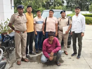 समालखा पुलिस ने फर्जी नंबर प्लेट लगी स्कॉर्पियो पकड़ी, एक्सीडेंट में कंडम हुई गाड़ी का चेसिस नंबर अंकित कराया; बेचने की फिराक में था आरोपी