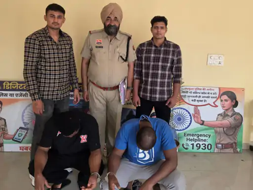 पंचकूला पुलिस के हत्थे चढ़ा नाइजीरियन कोकीन सप्लायर: दिल्ली से ट्राइसिटी में करता था सप्लाई, बिजनेस वीजा पर आया था भारत