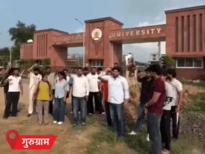 दिल्ली लाठीचार्ज के विरोध में हरियाणा में प्रदर्शन: गुरुग्राम में धर्मेंद्र प्रधान का पुतला फूंका, यमुनानगर में रोष मार्च; सिरसा में JJP का धरना