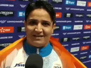 हरियाणा की शर्मिला ने कॉमनवेल्थ गेम्स में जीता गोल्ड: 2 साल की उम्र में पोलियो, संघर्षों को हराकर रचा इतिहास
