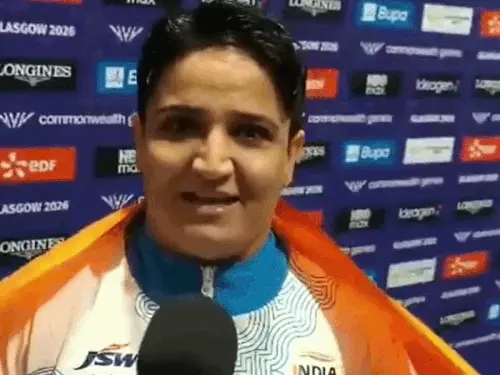 हरियाणा की शर्मिला ने कॉमनवेल्थ गेम्स में जीता गोल्ड: 2 साल की उम्र में पोलियो, संघर्षों को हराकर रचा इतिहास