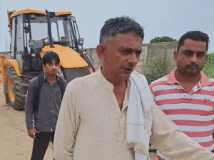 समालखा फ्लाईओवर निर्माण में देरी पर ग्रामीणों का फूटा गुस्सा, 31 जुलाई तक काम पूरा करने की मांग; धरने की चेतावनी