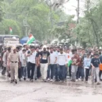 पिंजौर में छात्रों के समर्थन में युवाओं का रोष मार्च: जंतर-मंतर घटना के विरोध में प्रदर्शन, निष्पक्ष जांच और दोषियों पर कार्रवाई की मांग