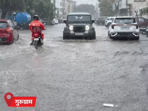 हरियाणा में बारिश का कहर: पंचकूला में पुल बहा, गुरुग्राम में 2 फीट जलभराव; आज 6 जिलों में बारिश, 15 में अलर्ट