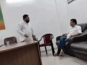 रोहतक BJP में अंदरूनी कलह तेज: पार्टी कार्यालय में दो नेताओं की भिड़ंत के वायरल वीडियो पर कारण बताओ नोटिस जारी