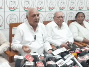 रोहतक में भूपेंद्र सिंह हुड्डा का दावा- हरियाणा पर ₹5.5 लाख करोड़ का कर्ज; राम मंदिर मामले में सुप्रीम कोर्ट से जांच की मांग