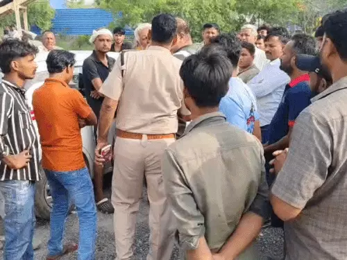 नारनौल में बंद स्टोन क्रशर पर मिला व्यक्ति का शव, परिजनों ने हत्या का आरोप लगाकर किया हंगामा