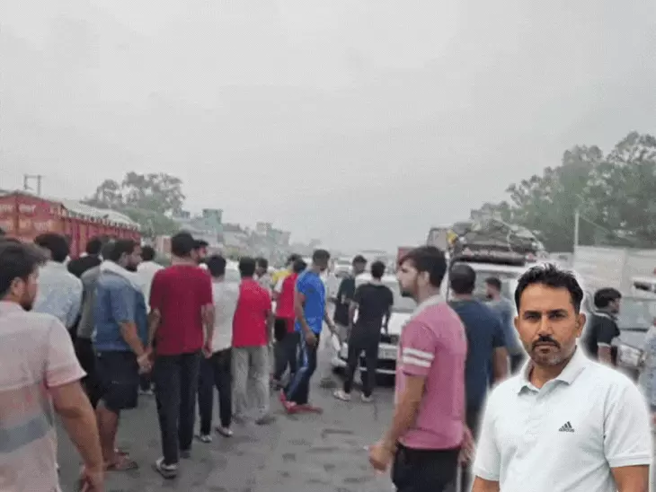 ढाबा संचालक की हत्या, परिवार ने GT रोड जाम किया: सोनीपत में स्कूटी धीरे चलाने की टोकने पर विवाद; BJP जिलाध्यक्ष से युवकों की कहासुनी