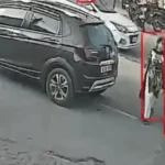 बीच सड़क लेडी ड्राइवर ने होमगार्ड का छीना मोबाइल, VIDEO: जेब्रा क्रॉसिंग पर कार रोकने पर भड़कीं; चेतावनी देकर छोड़ा