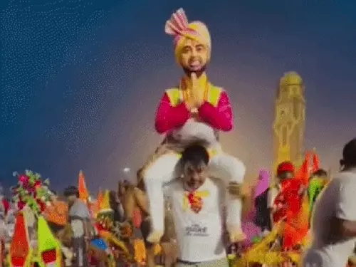 हरियाणा CM की प्रतिमा कंधे पर रख कांवड़ यात्रा: पैरों में छाले, फिर भी रोज 35 KM पैदल; नायब सैनी से कराएंगे जलाभिषेक