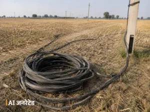 महेंद्रगढ़ में 9 किसानों के खेतों से केबल चोरी, ₹36 हजार का नुकसान; ग्रामीणों ने बढ़ाई पुलिस गश्त की मांग
