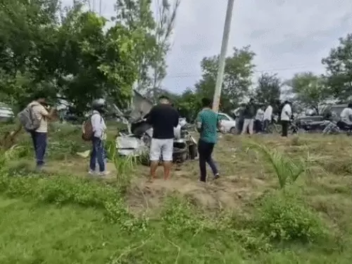 करनाल में ट्रक से कुचलकर युवक की मौत: मामा से मिलने आया था, बाइक से गुरुग्राम जा रहा था; कार ने अचानक ब्रेक लगाए