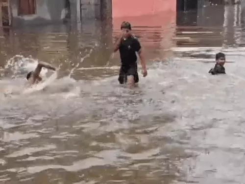 भिवानी में 110 MM बारिश से जलभराव: सड़कों पर पानी, लोग परेशान; तापमान गिरा, बारिश का दौर जारी रहने की संभावना